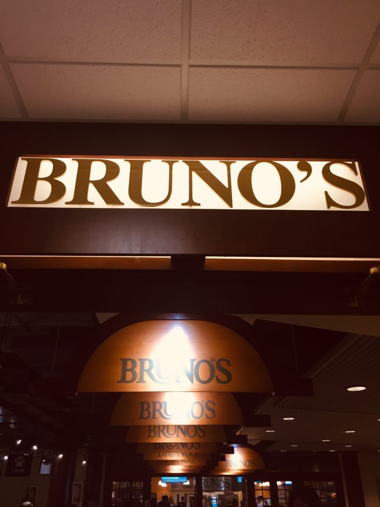 the ceiling at bruno's